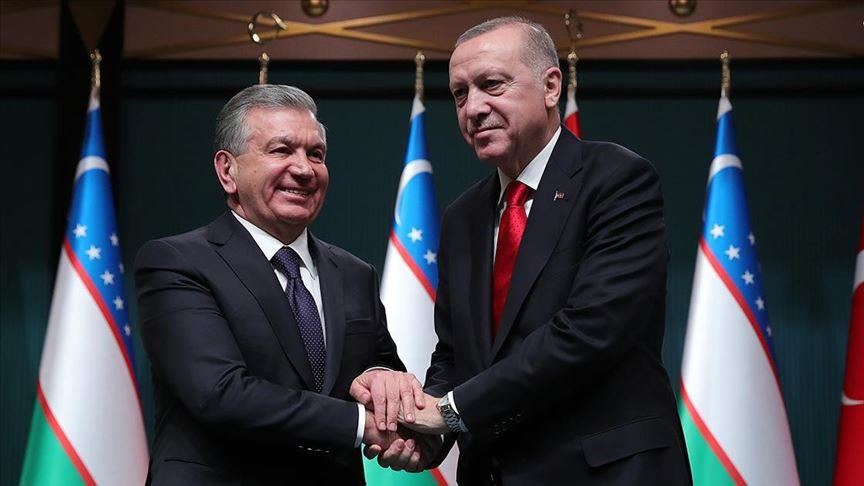 Turkish, Uzbek presidents discuss fight against virus