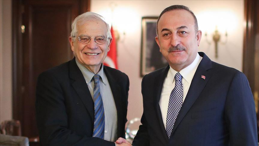 Çavuşoğlu bisedë telefonike me shefin e diplomacisë evropiane për çështjen e Palestinës