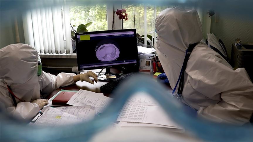 Así llegó la Agencia Anadolu a la 'primera línea' de un hospital en Moscú en la lucha contra la COVID-19 