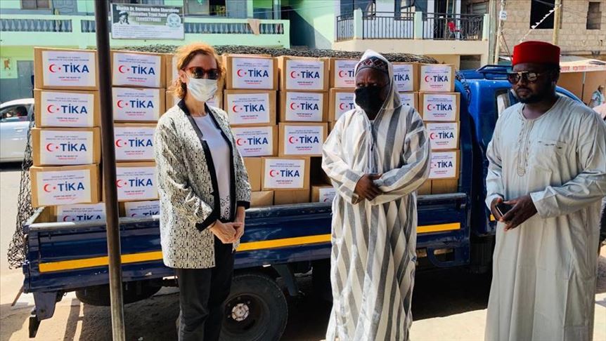 Turkish aid agency distributes food in Ghana