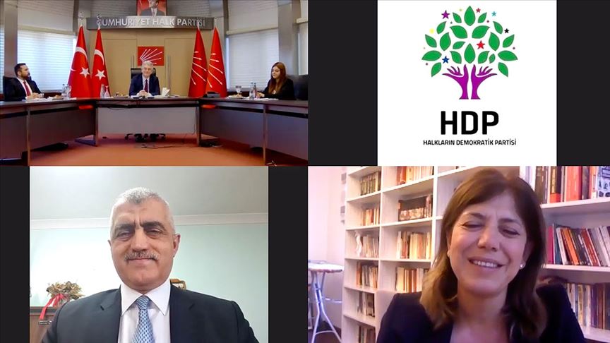 HDP siyasi partilerle video konferans aracılığıyla bayramlaştı