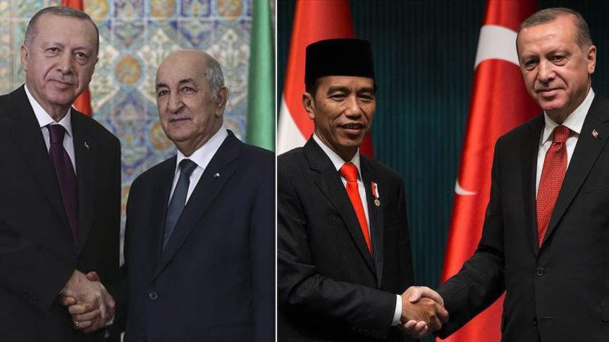 Ердоган телефонски разговараше со лидерите на Алжир и Индонезија 