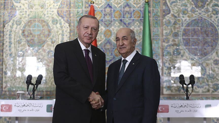 رؤسای جمهور ترکیه و الجزایر تلفنی گفت‌وگو کردند
