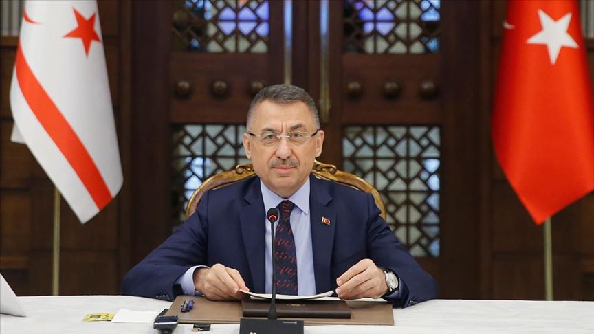 Cumhurbaşkanı Yardımcısı Oktay: Yeni normale hazırlanırken Türkiye, KKTC'nin yanında olmaya devam edecek