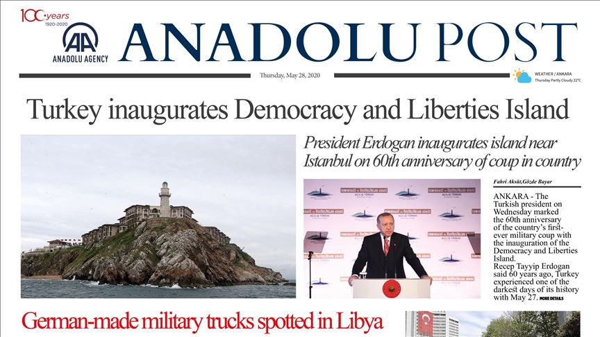 Anadolu Post - Issue of May 28, 2020