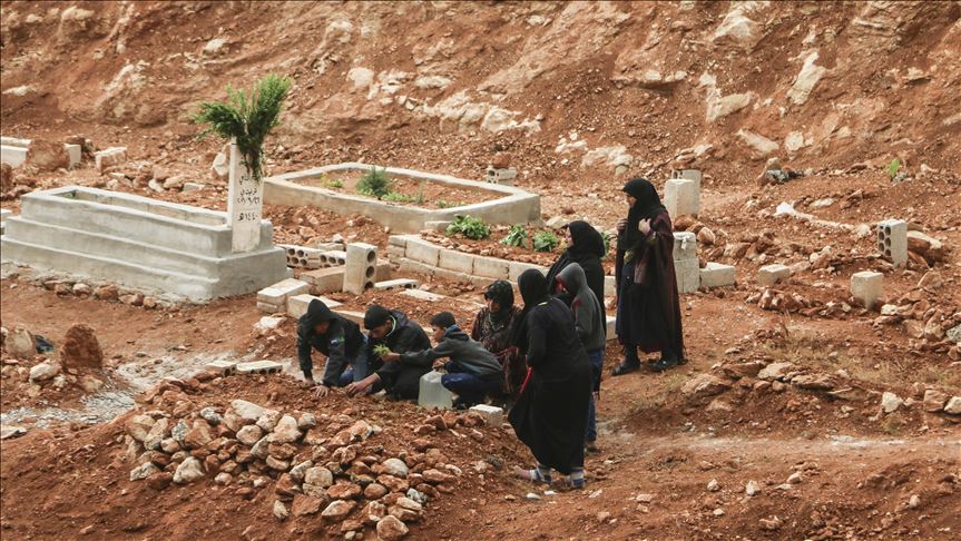 گروههای تروریستی مزار خلیفه عمر ابن عبدالعزیز را در ادلب نبش قبر کردند