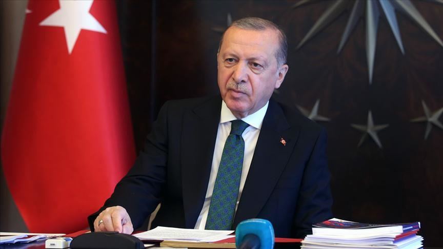نشست اردوغان با کابینه دولت از طریق ویديو کنفرانس