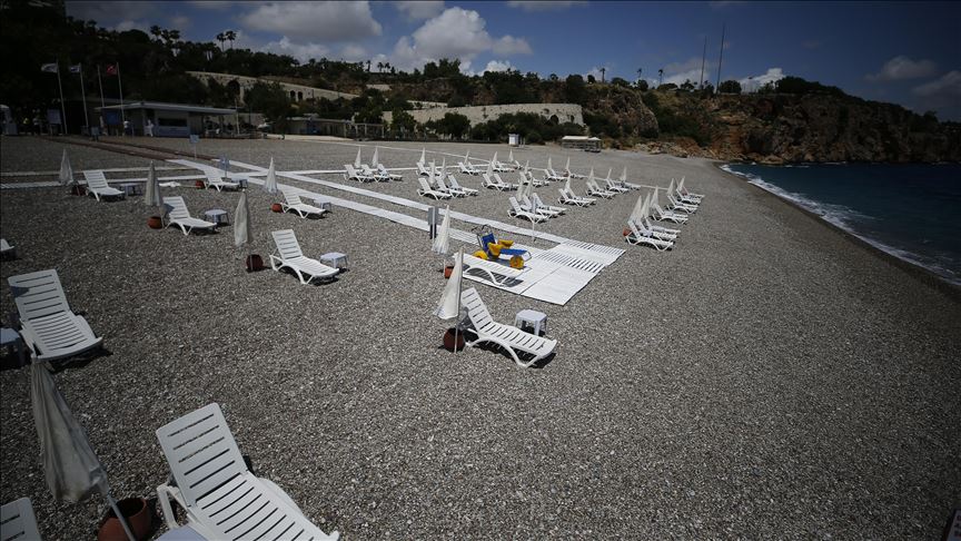 Turkish beach boasts social distancing to stem 2nd wave