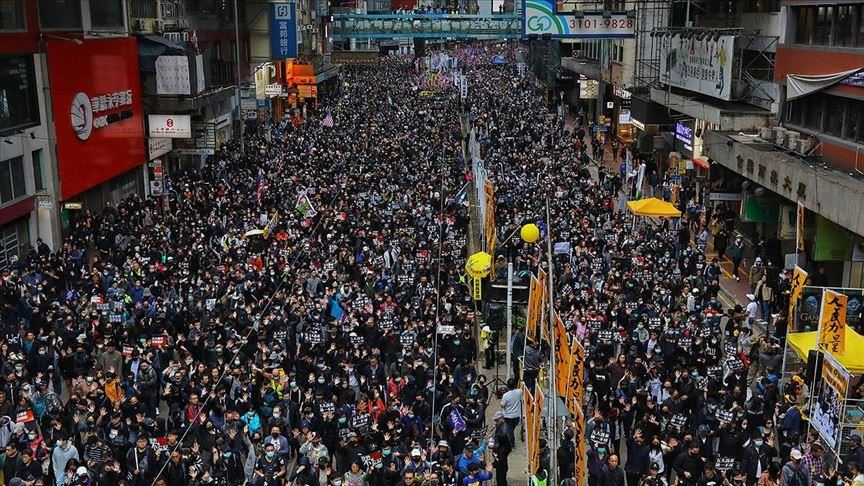 اعتراض مردم هنگ‌کنگ به قانون جدید در چین