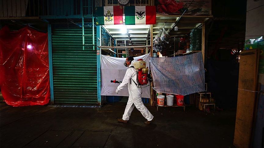 Meksika'da Kovid-19 nedeniyle son 24 saatte 364 kişi hayatını kaybetti