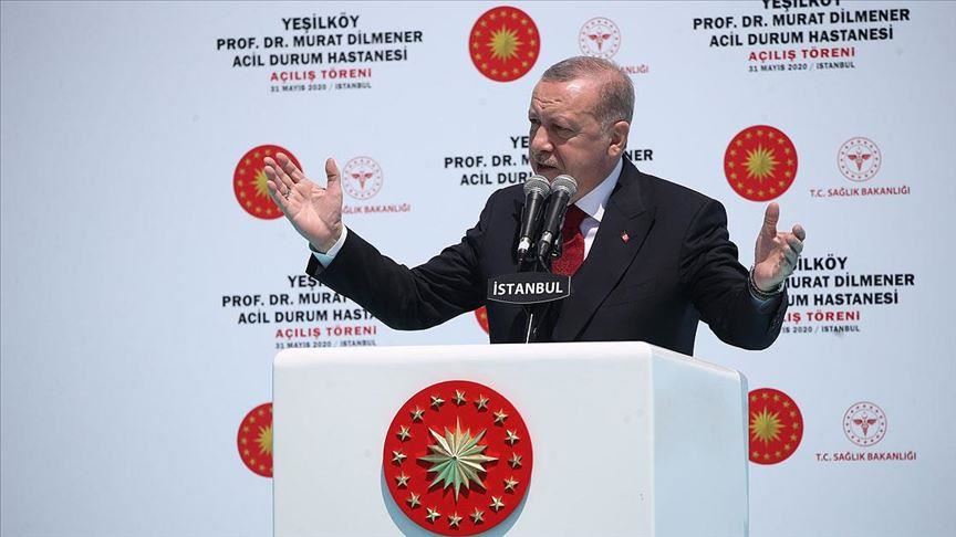 أردوغان: وعدنا فأوفينا بناء مشفى مطار أتاتورك في 45 يوما
