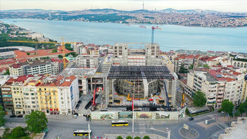 Yeni AKM'nin kaba inşaatı tamamlandı