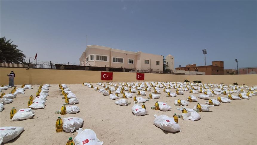 Turkey delivers food, cleaning supplies to Mauritania