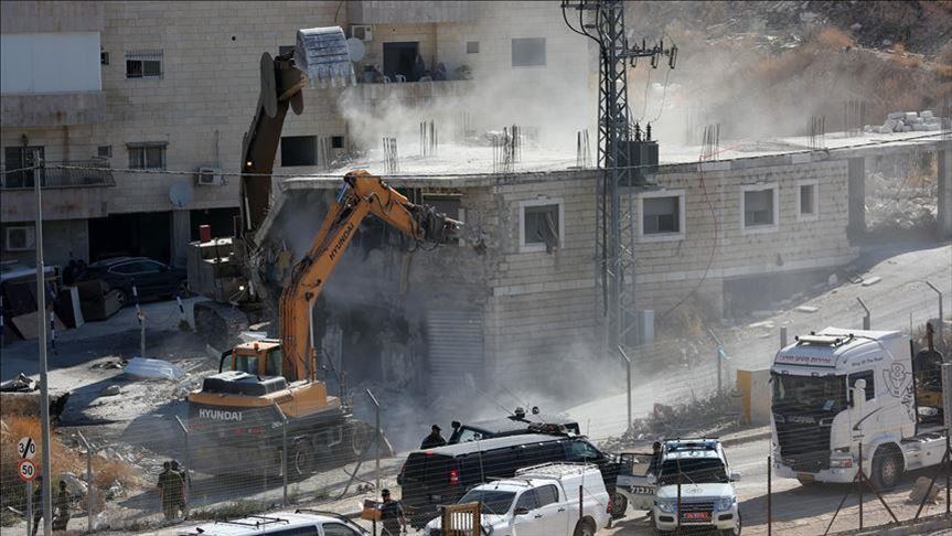 Israel demolishes 16 Palestinian homes in West Bank