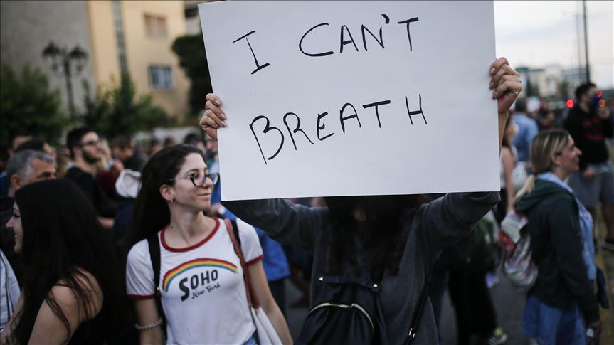 Protesters, police clash outside US embassy in Greece