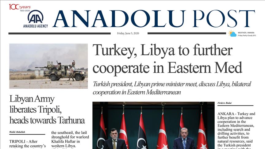 Anadolu Post - Issue of June 5, 2020