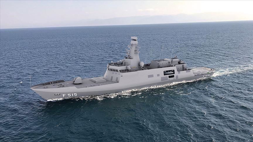 Keel laying of Pakistan 1st corvette held in Turkey