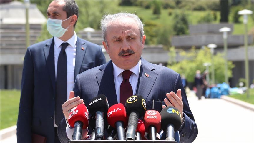 Turkish parliament head doubles down on ousting of MPs