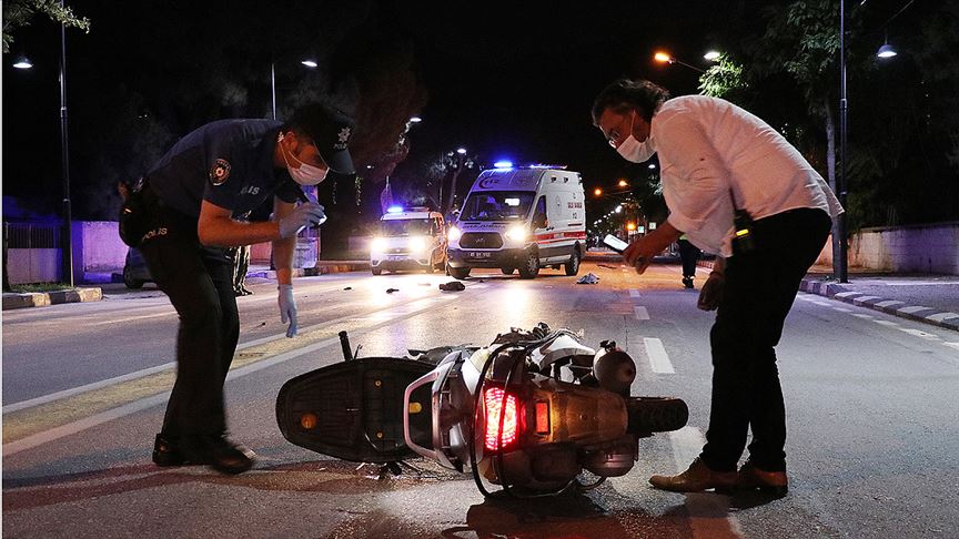 Sarıyer'de bariyerlere çarpan motosikletin sürücüsü öldü