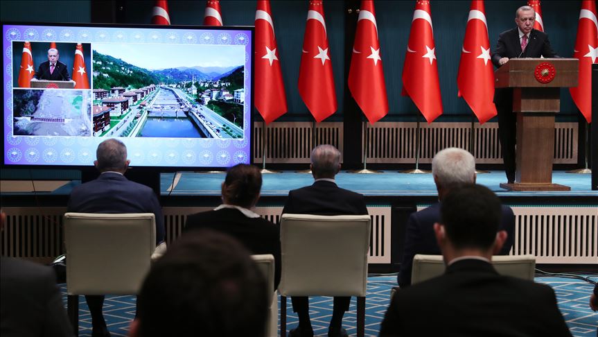 أردوغان: عظمة تركيا لا تقاس ماديا فحسب بل في مواقفها الإنسانية