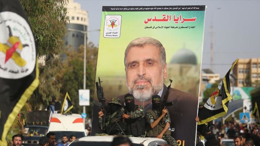 تشييع جثمان القائد السابق لحركة "الجهاد" في دمشق