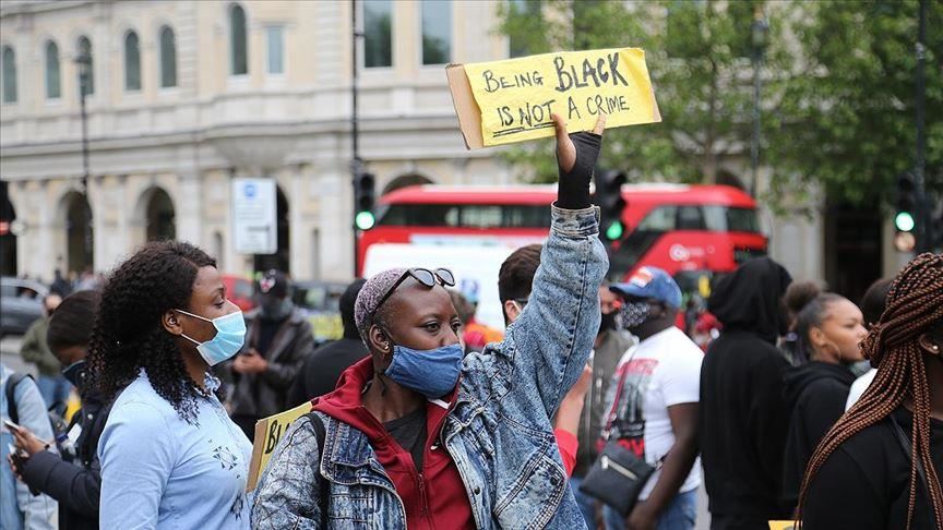 Small clashes as Black Lives Matter protests sweep UK