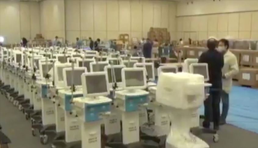 Yerli üretim solunum cihazları Brezilya'ya nefes olacak
