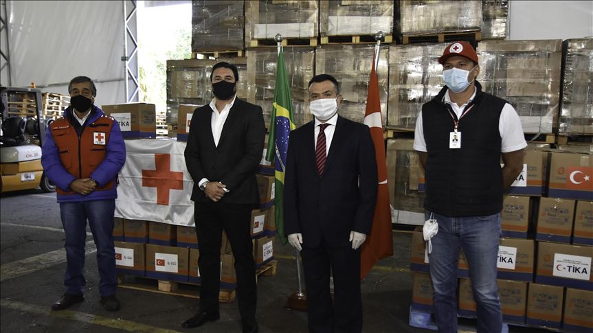 Respiradores de fabricación turca salvarán vidas en Brasil