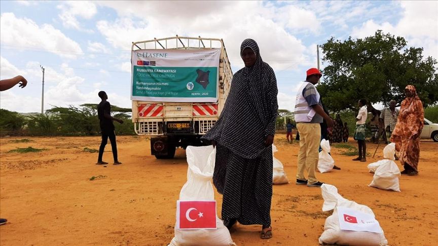 Turkish charity donates food to 1,200 families in Kenya - Anadolu Agency
