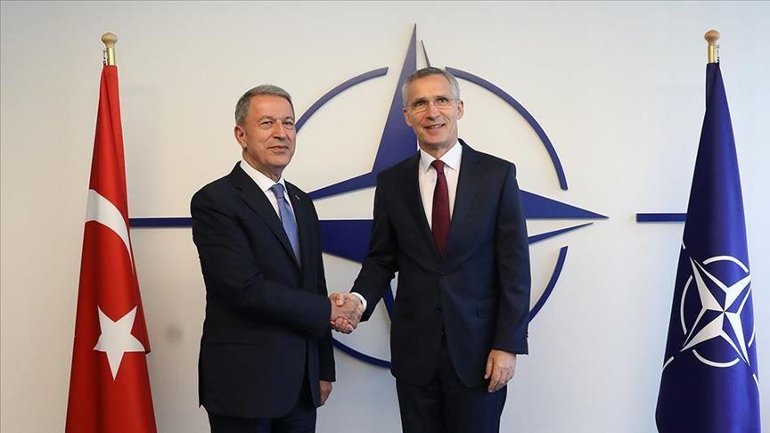 Turkish defense minister, NATO chief discuss Libya, Syria