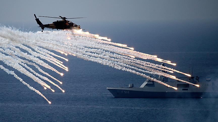 ماموریت آموزشی و عملیاتی ارتش ترکیه در دریای مدیترانه