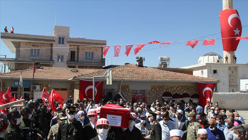 Şehit Piyade Uzman Çavuş İdris Mağat, Midyat'ta son yolculuğuna uğurlandı