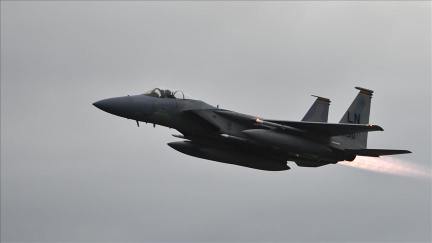US military jet crashes in North Sea