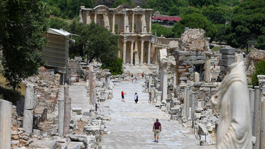 La antigua ciudad de Éfeso en Turquía limita su número de visitantes