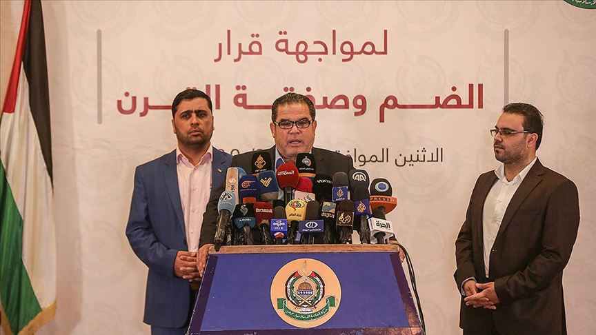 Hamas: İsrail'in ilhak planıyla mücadele için ulusal faaliyet başlatıldı