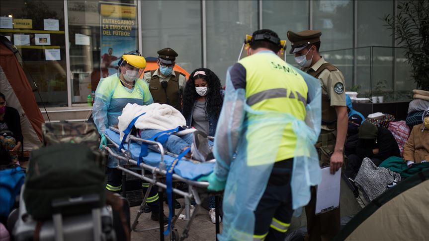 Número de casos de COVID-19 en Chile llegó a más de 184 mil y el de muertos superó los 3.300