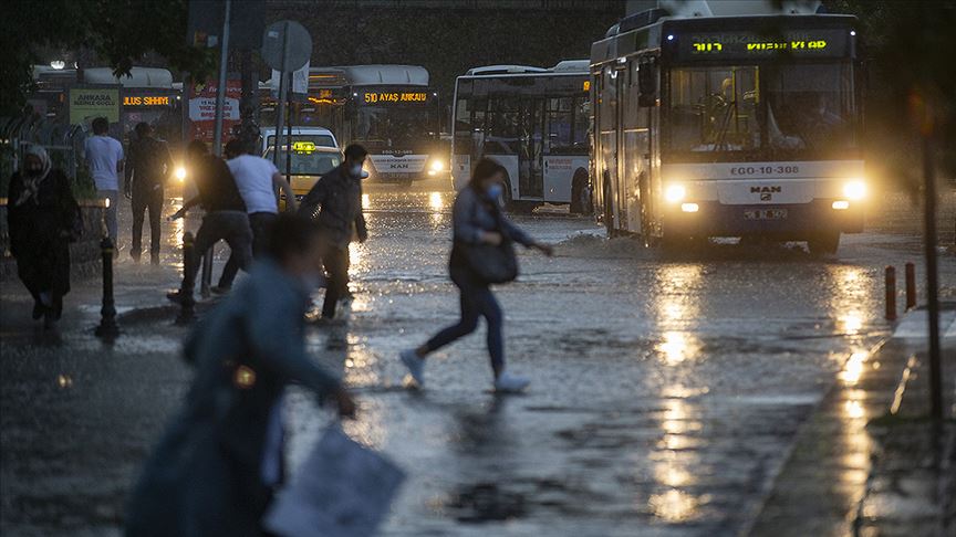 Meteorolojiden Ankara için sağanak ve dolu uyarısı