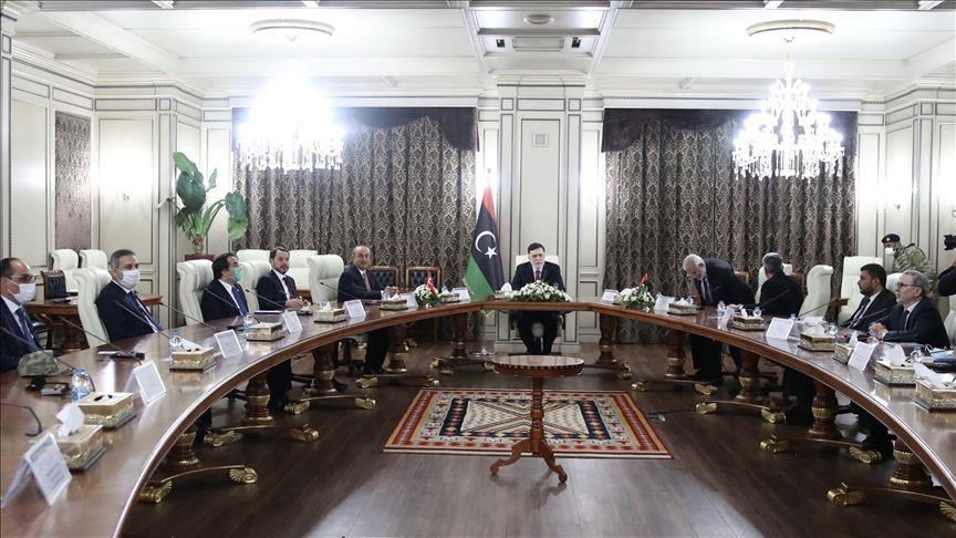 Top-level Turkish delegation meets Libyan premier