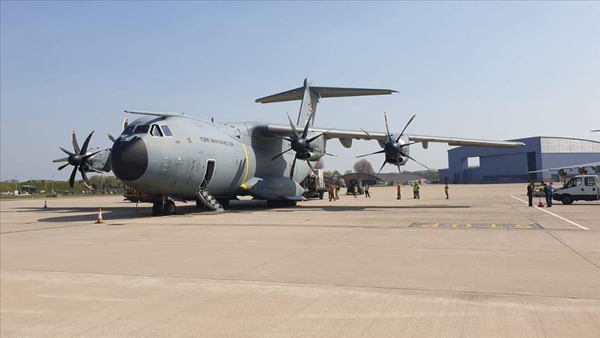انتقال نیروهای مسلح آلبانی به کابل توسط هواپیمای ترابری ارتش ترکیه