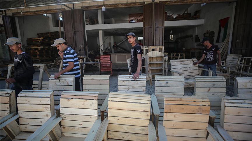 غزة أثاث عصري من خشب المشاطيح