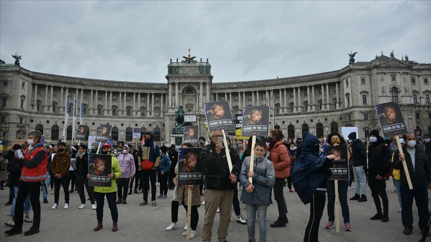Avusturya’da 'Dünya Mülteciler Günü'nde' ırkçılık karşıtı gösteri