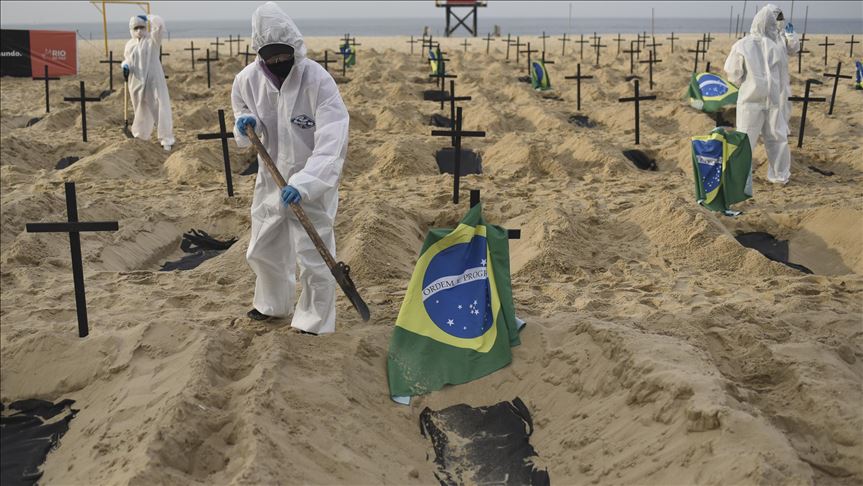 Brasil superó los 50 mil muertos por coronavirus
