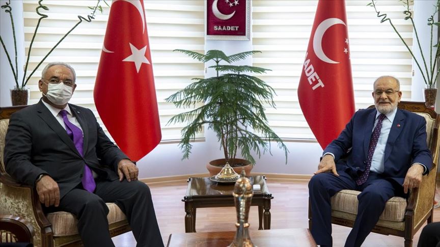 DSP, seçim kanununa ilişkin önerilerini Saadet Partisi'ne sundu