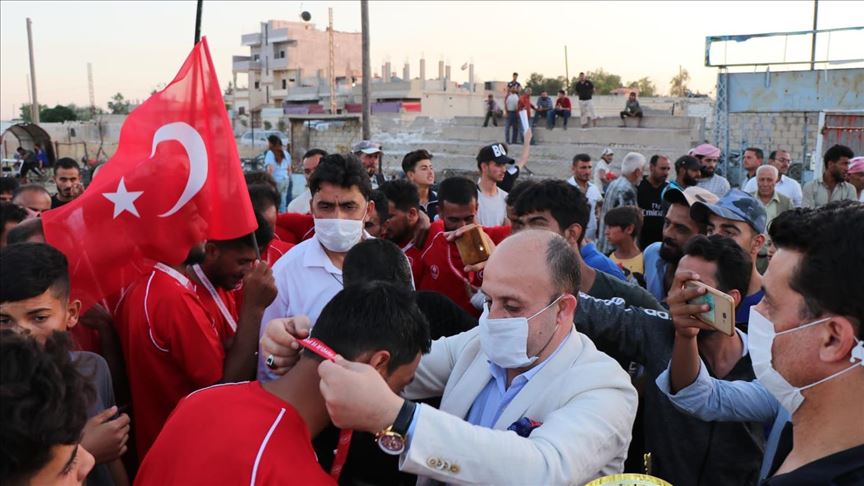 Турция организовала фубольный турнир в сирийском Расулайне 