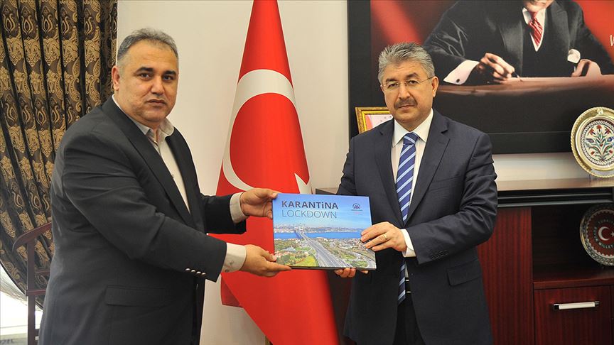 Osmaniye Valisi Yılmaz AA Adana Bölge Müdürü Firik'i kabul etti