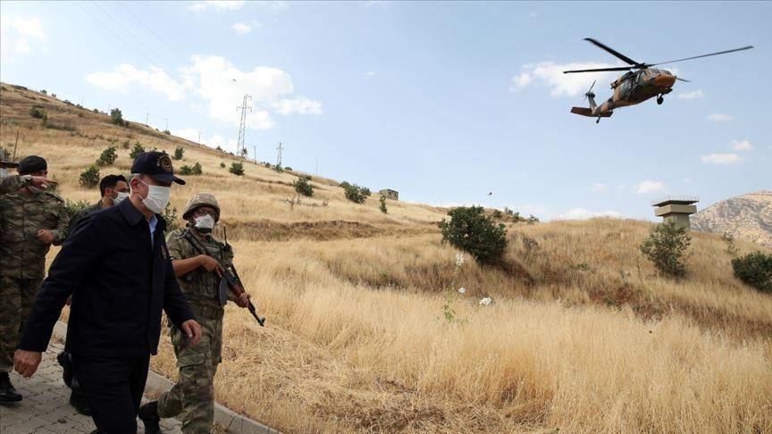 وزیر دفاع ملی ترکیه: عملیات پنجه-ببر طبق برنامه ادامه دارد