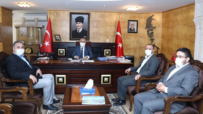 Mardin Valisi Demirtaş AA Bölge Müdürlerini kabul etti