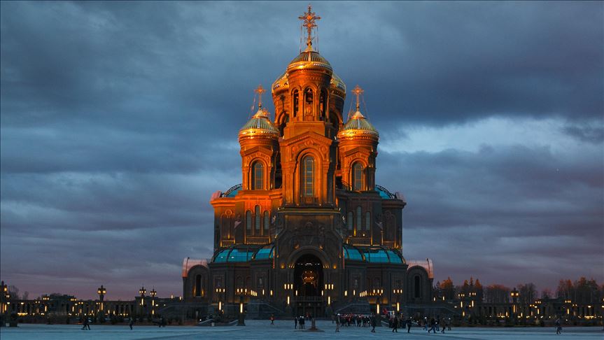 Russia builds cathedral to commemorate military victory