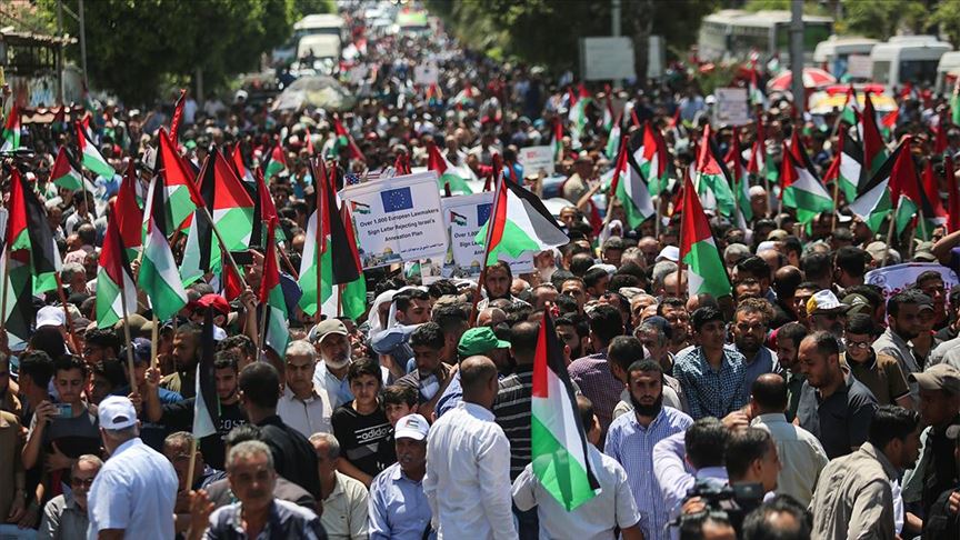 Stotine Palestinaca na protestima u Gazi protiv izraelske aneksije i gradnje naselja 