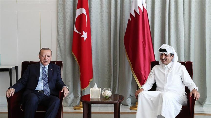 Turkish president, emir of Qatar meet in Doha